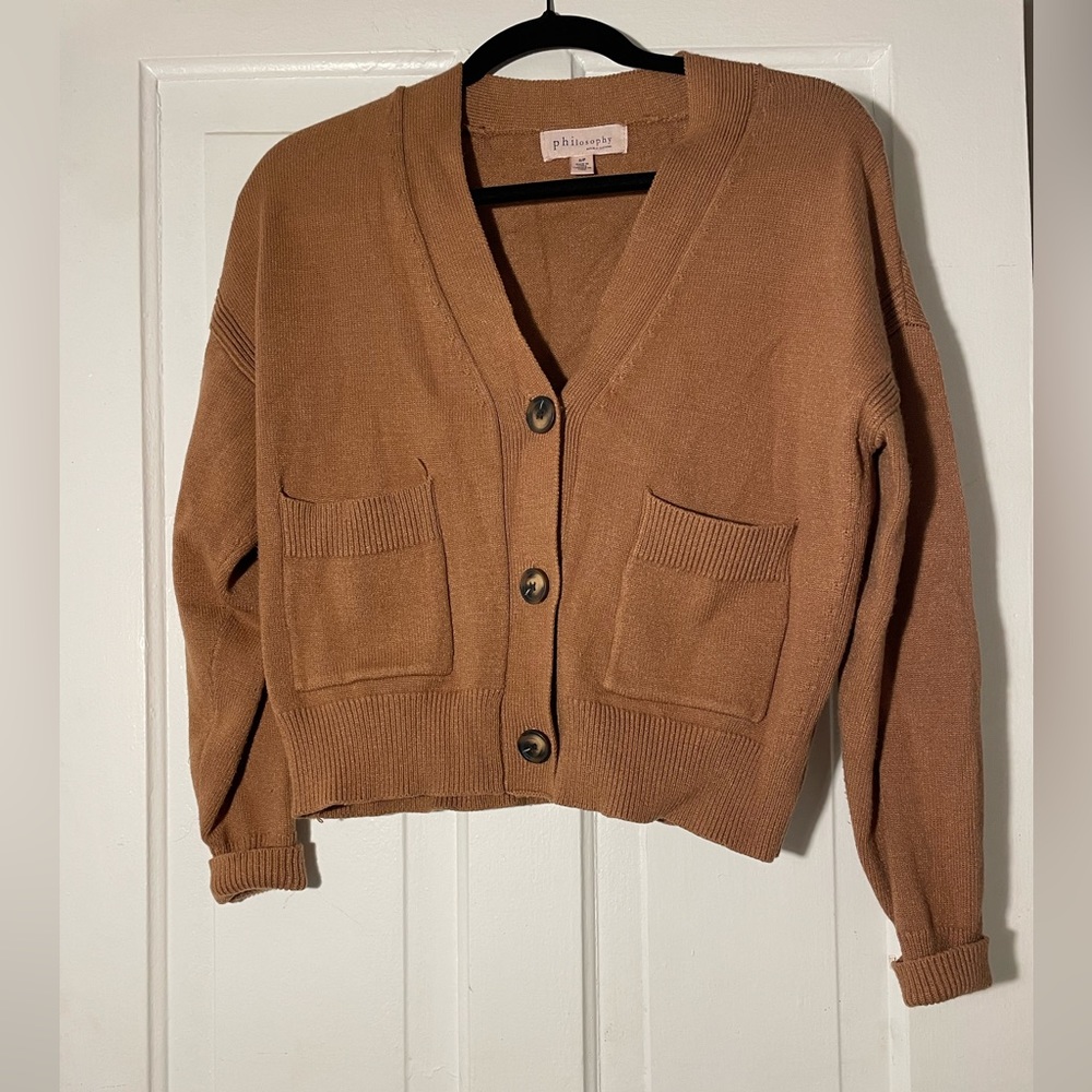 3 button sweater